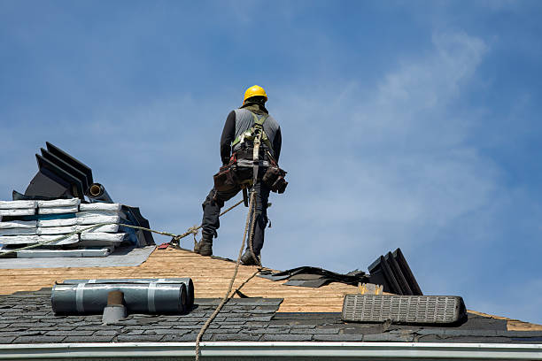 Professional Roof Installation technician working in Roachdale, IN